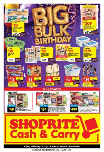 Shoprite catalogue  - 23/02/2026 - 08/03/2026.