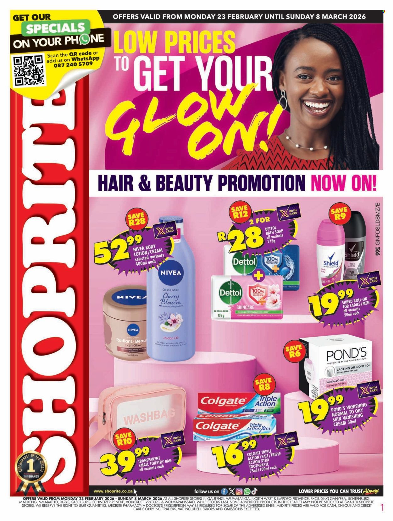 Shoprite specials - 23/02/2026 - 08/03/2026. Page 1