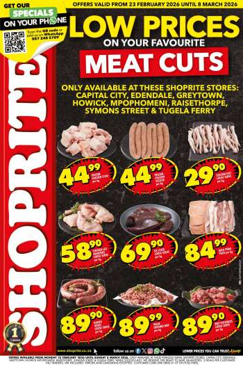 Shoprite catalogue  - 23/02/2026 - 08/03/2026.