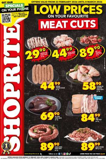 Shoprite catalogue  - 23/02/2026 - 08/03/2026.