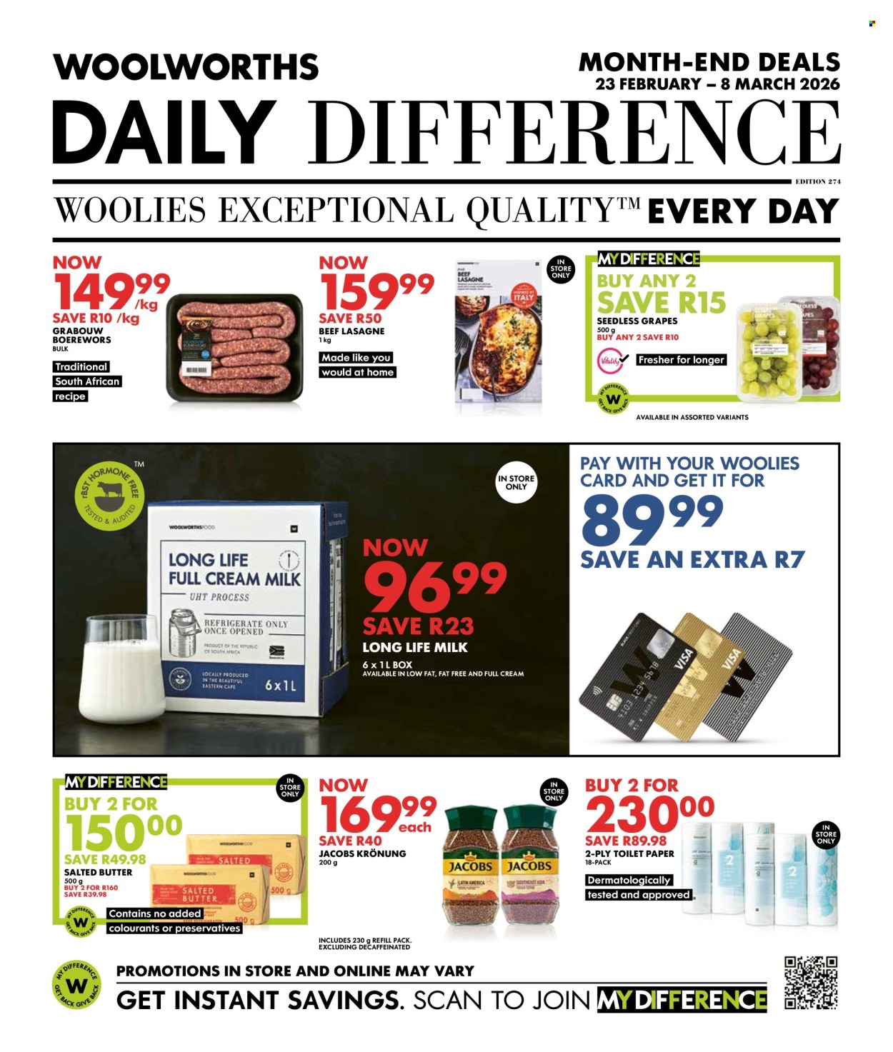 Woolworths specials - 23/02/2026 - 08/03/2026. Page 1