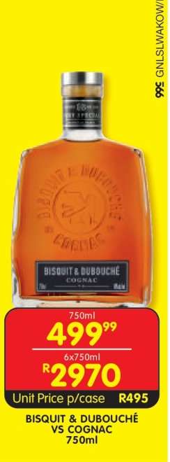 BISQUIT & DUBOUCHE VS COGNAC 750ML