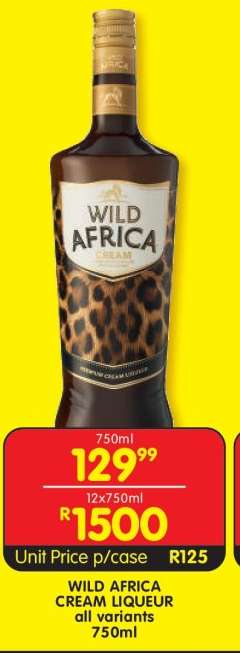 Wild Africa Cream Liqueur