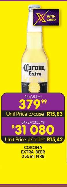 CORONA EXTRA BEER 355ml NRB