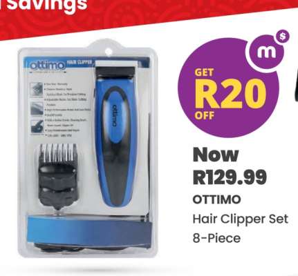 OTTIMO Hair Clipper Set 8-Piece