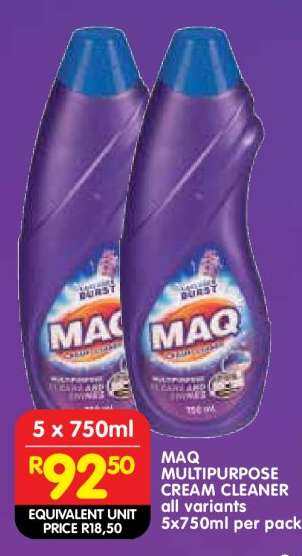 MAQ MULTIPURPOSE CREAM CLEANER
