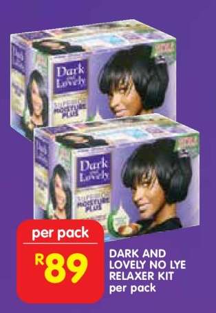 DARK AND LOVELY NO LYE RELAXER KIT