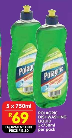 POLAGRIC DISHWASHING LIQUID