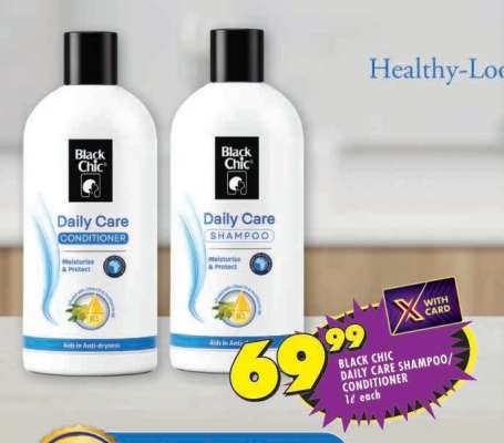 BLACK CHIC DAILY CARE SHAMPOO/CONDITIONER