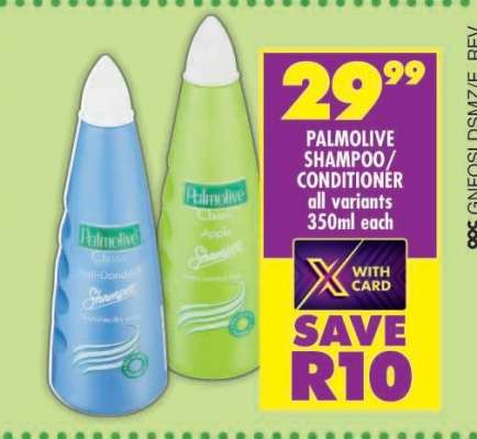 PALMOLIVE SHAMPOO/CONDITIONER