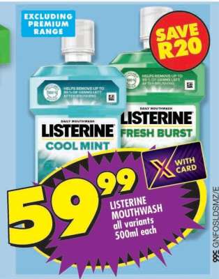 LISTERINE MOUTHWASH
