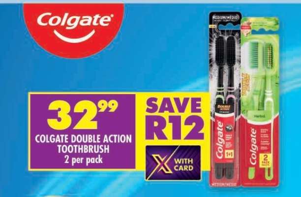 COLGATE Double Action Toothbrush
