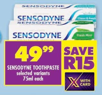 SENSODYNE TOOTHPASTE