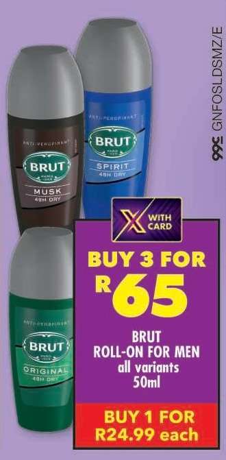 BRUT ROLL-ON FOR MEN