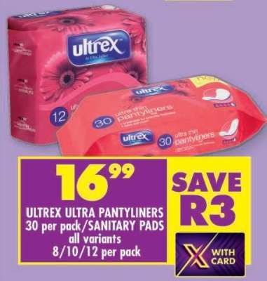 ULTREX ULTRA PANTYLINERS