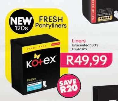 Kotex Fresh Pantyliners