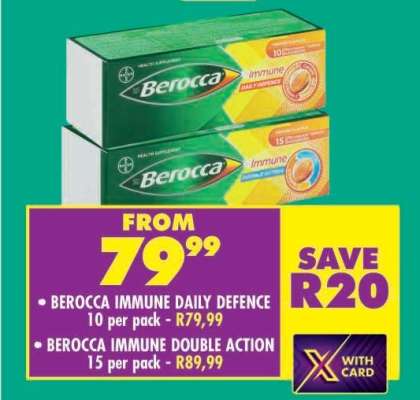 BEROCCA IMMUNE DAILY DEFENCE