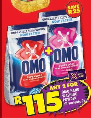OMO HAND WASHING POWDER all variants 2kg