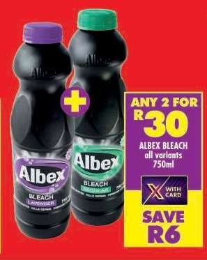 ALBEX BLEACH all variants 750ml