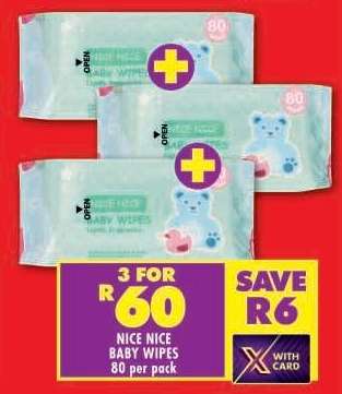 NICE NICE BABY WIPES
