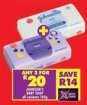 JOHNSON'S BABY SOAP