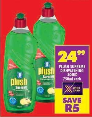 Plush Supreme Dishwashing Liquid