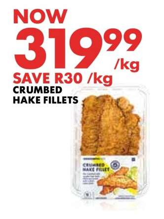 Crumbed Hake Fillets