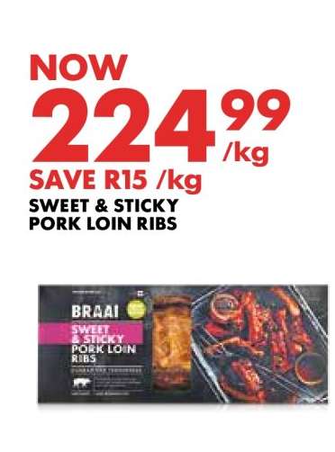 Sweet & Sticky Pork Loin Ribs