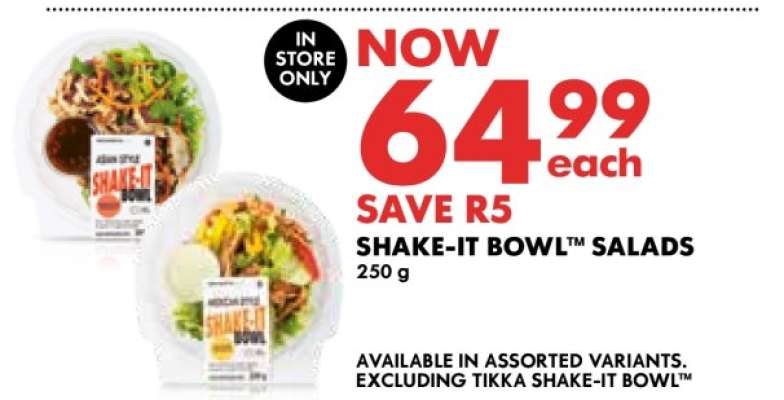 SHAKE-IT BOWL™ SALADS