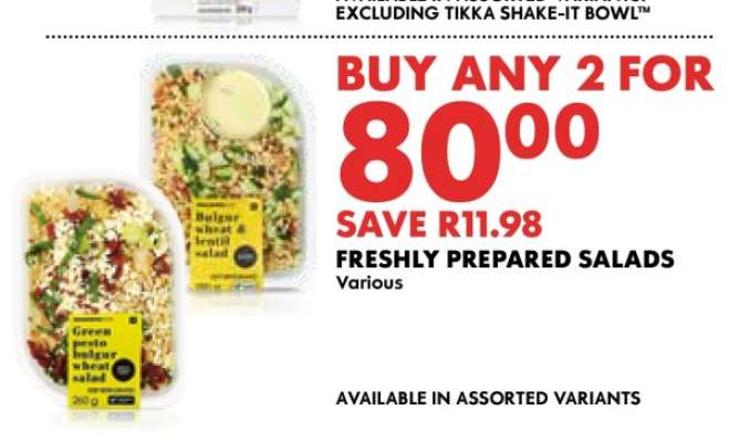 Freshly Prepared Salads