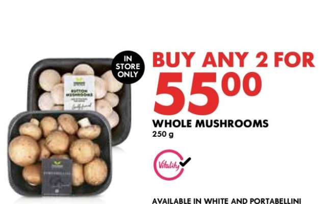 Whole Mushrooms