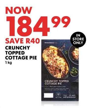 CRUNCHY TOPPED COTTAGE PIE