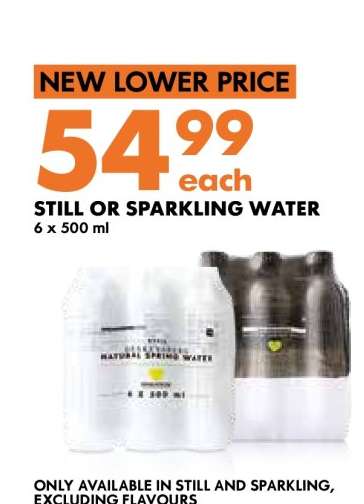 Still or Sparkling Water