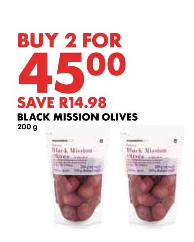 Black Mission Olives