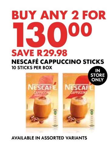 Nescafé Cappuccino Sticks