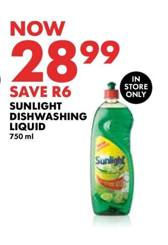 Sunlight Dishwashing Liquid
