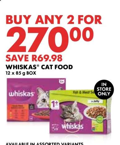 WHISKAS® CAT FOOD