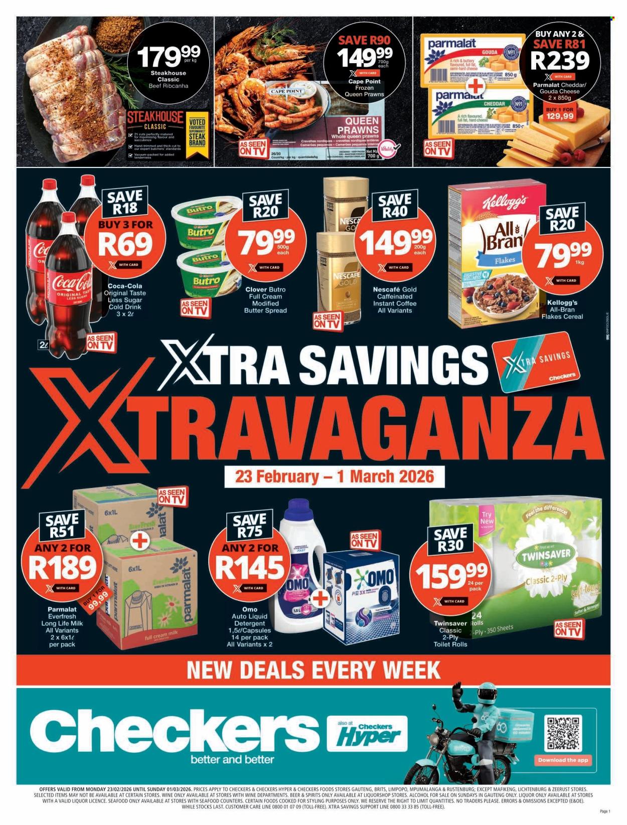 Checkers specials - 23/02/2026 - 01/03/2026. Page 1