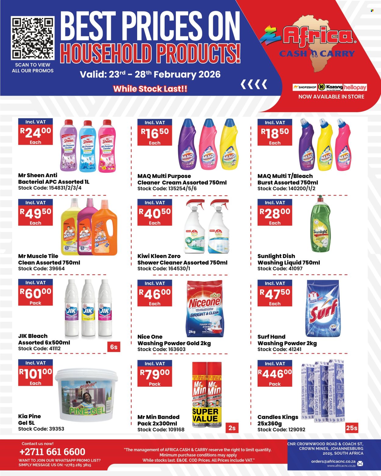 Africa Cash & Carry specials - 23/02/2026 - 28/02/2026. Page 1