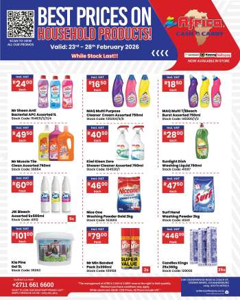 Africa Cash & Carry catalogue  - 23/02/2026 - 28/02/2026.
