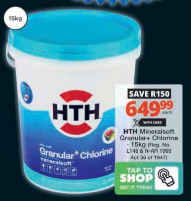HTH Mineralsoft Granular+ Chlorine