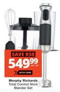 Morphy Richards Total Control Stick Blender Set