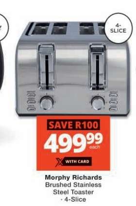 Morphy Richards Brushed Stainless Steel Toaster