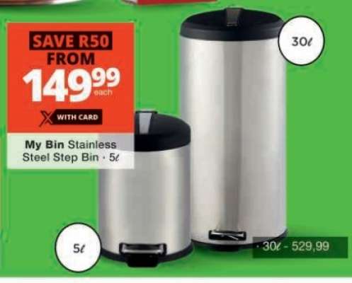 My Bin Stainless Steel Step Bin