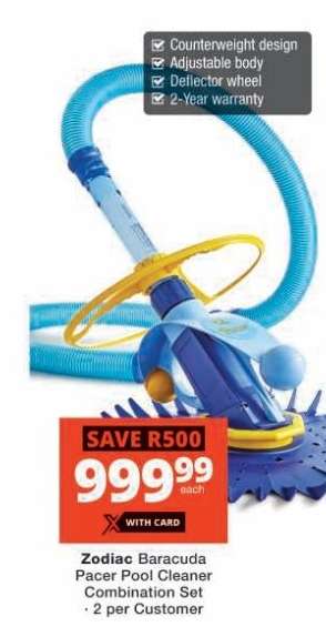 Zodiac Baracuda Pacer Pool Cleaner Combination Set