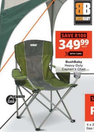 BushBaby Heavy-Duty Captain's Chair