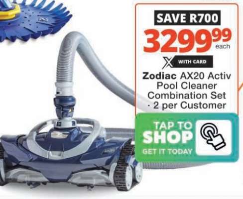 Zodiac AX20 Activ Pool Cleaner Combination Set