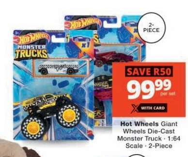 Hot Wheels Giant Wheels Die-Cast Monster Truck