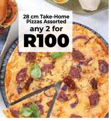 28 cm Take-Home Pizzas Assorted