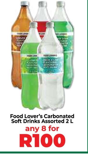 Food Lover’s Carbonated Soft Drinks Assorted 2 L